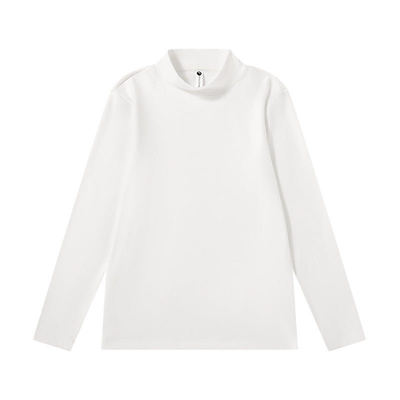 Pullover Stand Collar Boys Undershirt