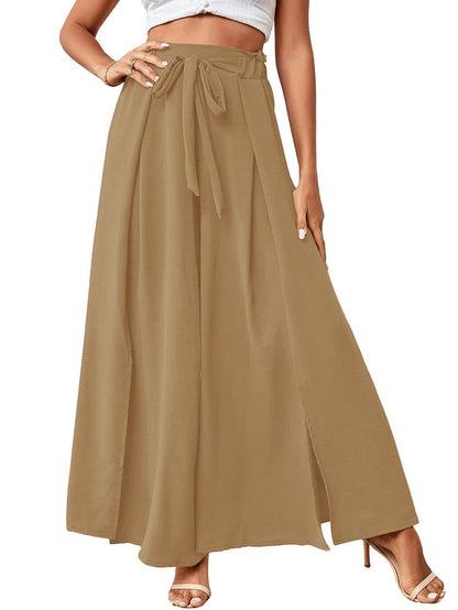 Women Simplicity Skirts Khaki