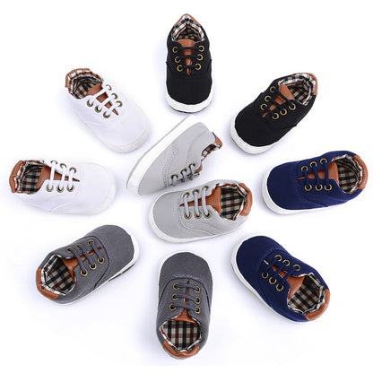 Lace soft bottom baby shoes