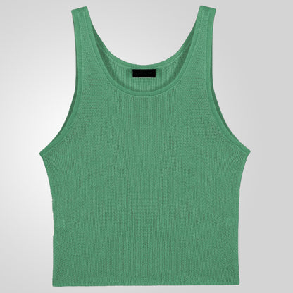 Loose Knitted New Men's Sleeveless Knitwear Top