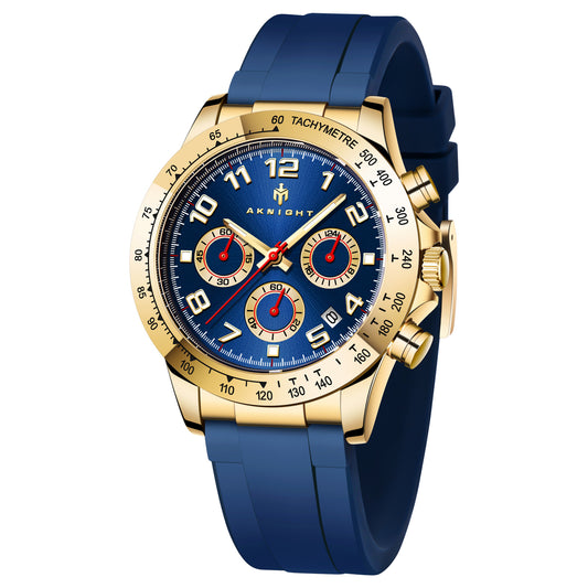Men Watch Chronograph Quartz Dress Classic