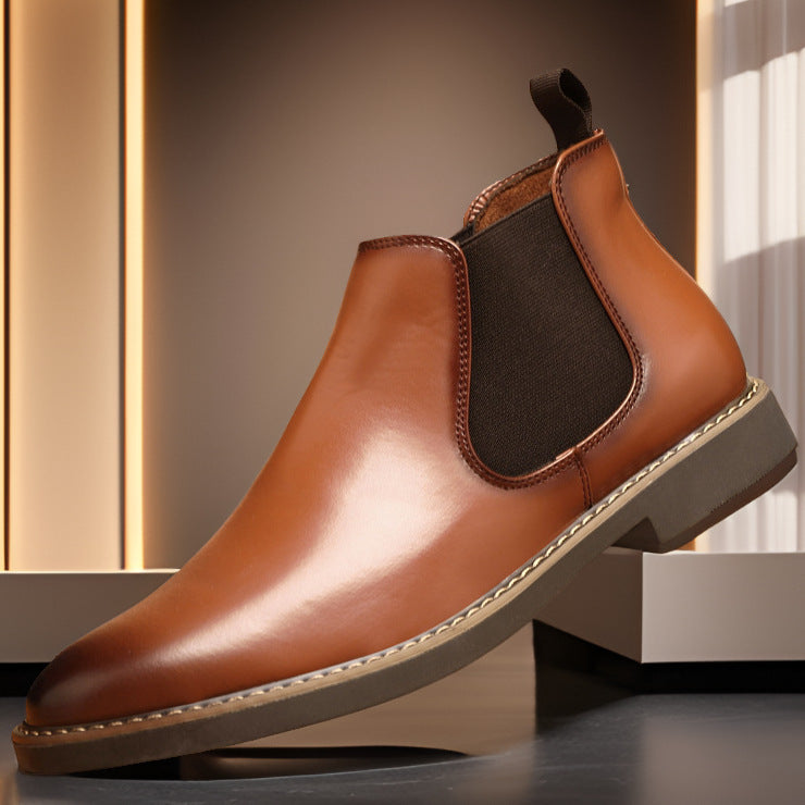 Men's British Style Leather Boots