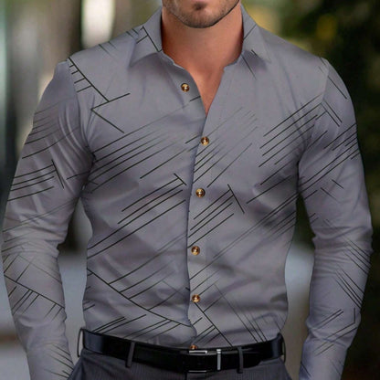 Diagonal Striped Shirt