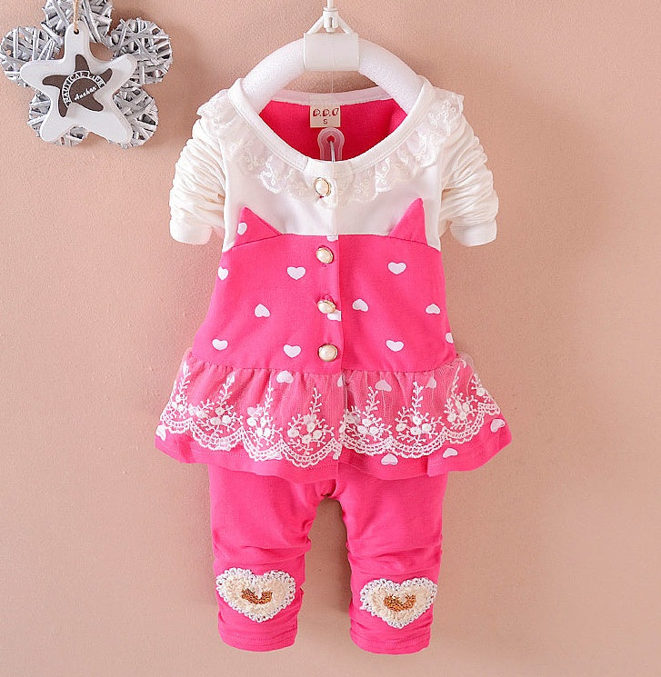 Baby Girls Clothing Sets Toddle Tracksuits