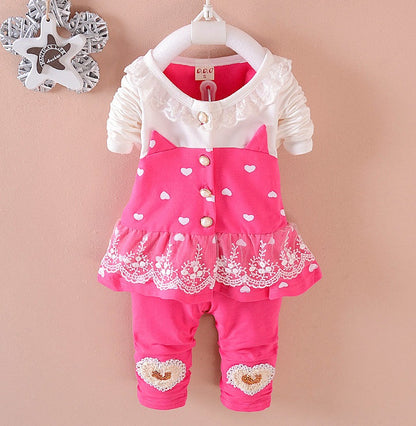 Baby Girls Clothing Sets Toddle Tracksuits