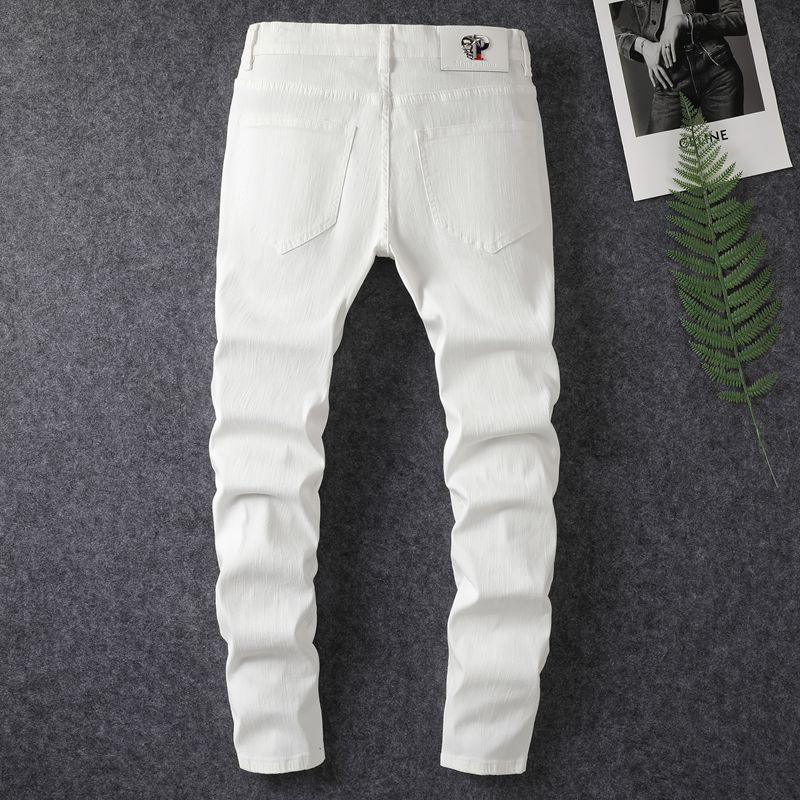 Men's Hole Patch Washed Jeans