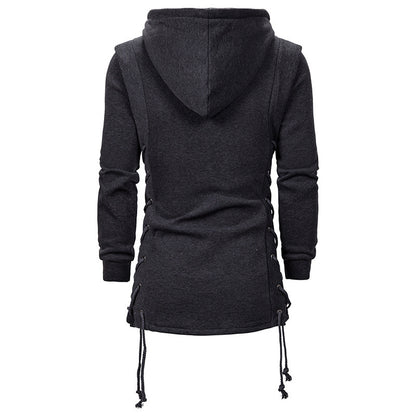 Perfect Men's Goth Hooded Sweater Jacket