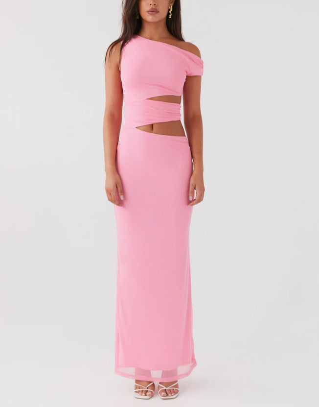 Women's Hollow-out Midriff Sheath Dress