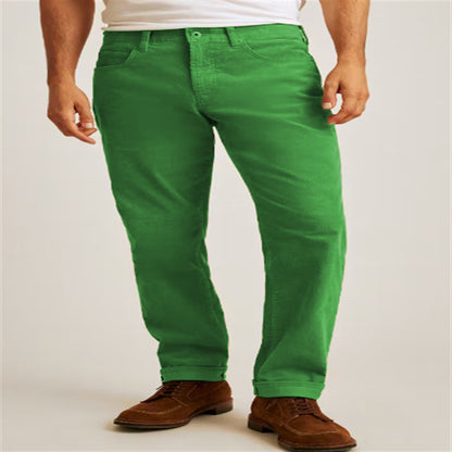 Corduroy Straight Trousers