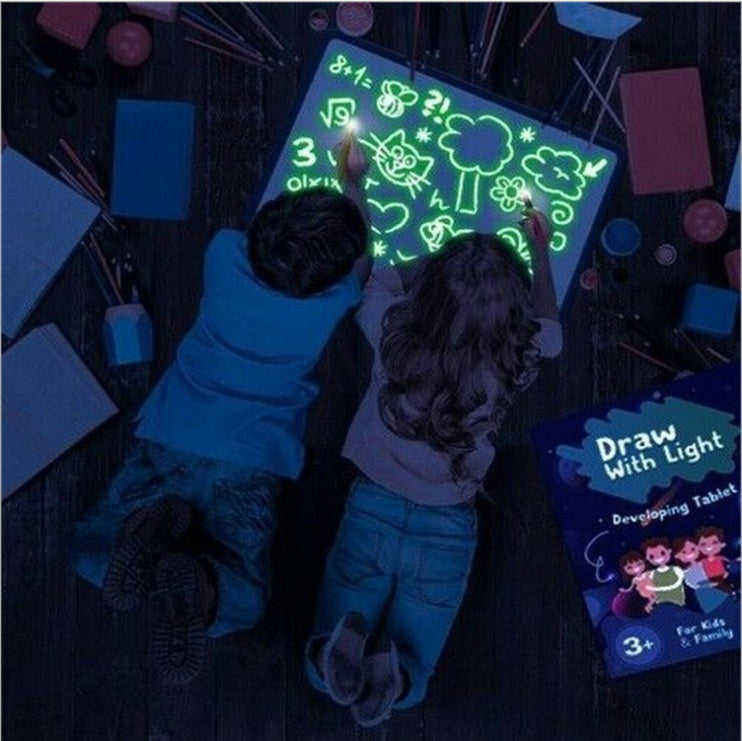 Educational Toy Drawing Pad 3D Magic Light Effects