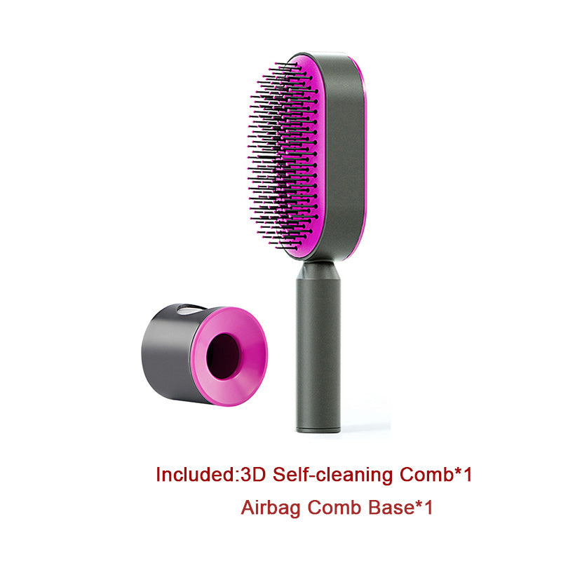 Self Cleaning Hair Brush Hair Loss Airbag Massage