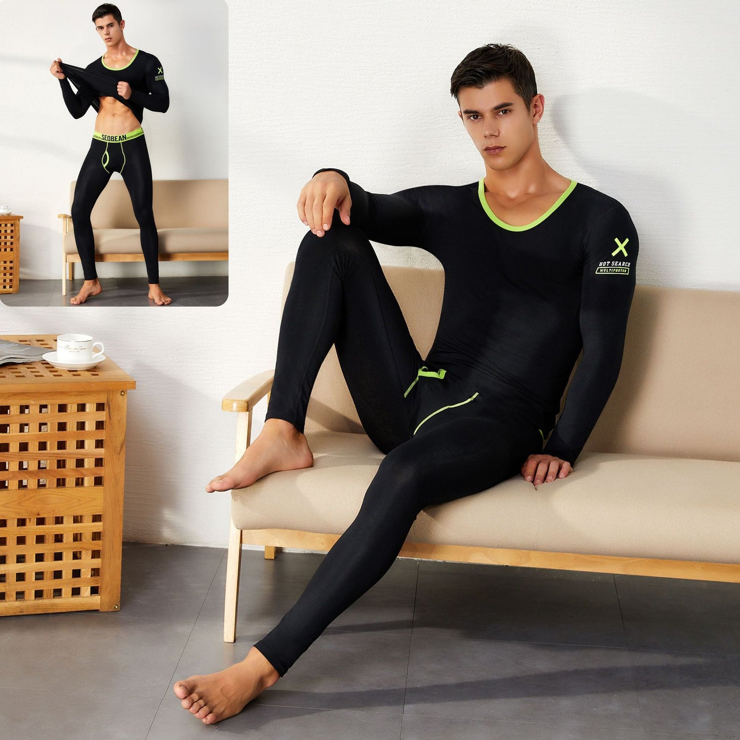 Men's Pure Cotton Thermal Underwear