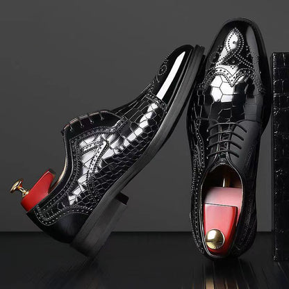 Brogue Oxford Men's Shoes Japanese Style