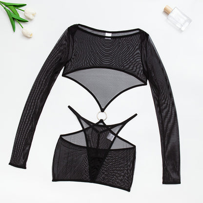 New Sheer Mesh Underwear Two-piece