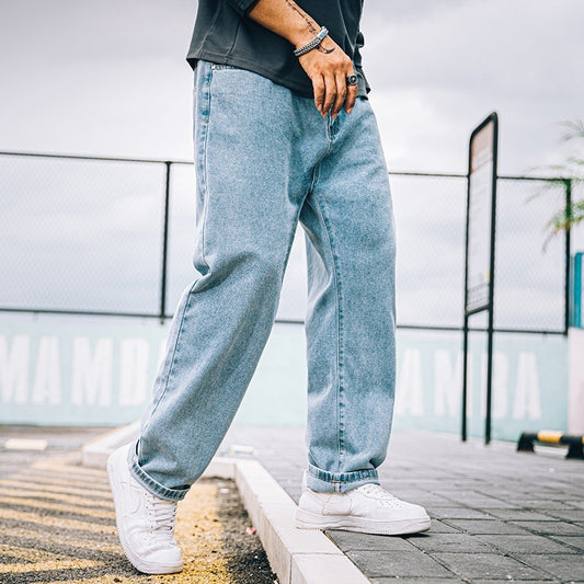 Loose Straight Simple Jeans