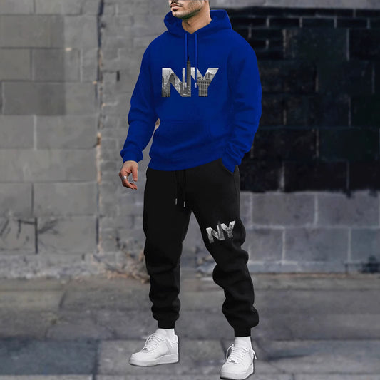 Men's Leisure Sports Sweater Sweatpants