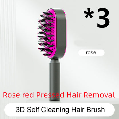 Self Cleaning Hair Brush Hair Loss Airbag Massage