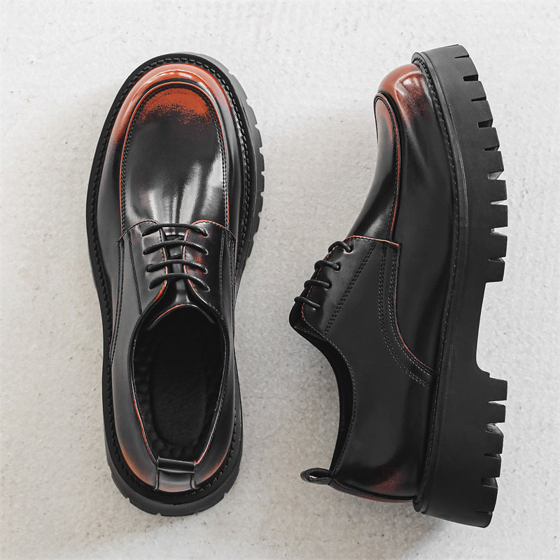 Men's Thick-soled Height-increasing Leather Shoes