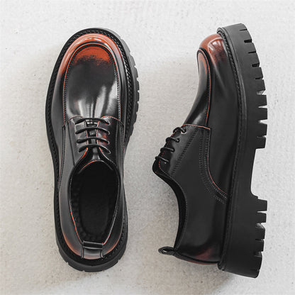 Men's Thick-soled Height-increasing Leather Shoes
