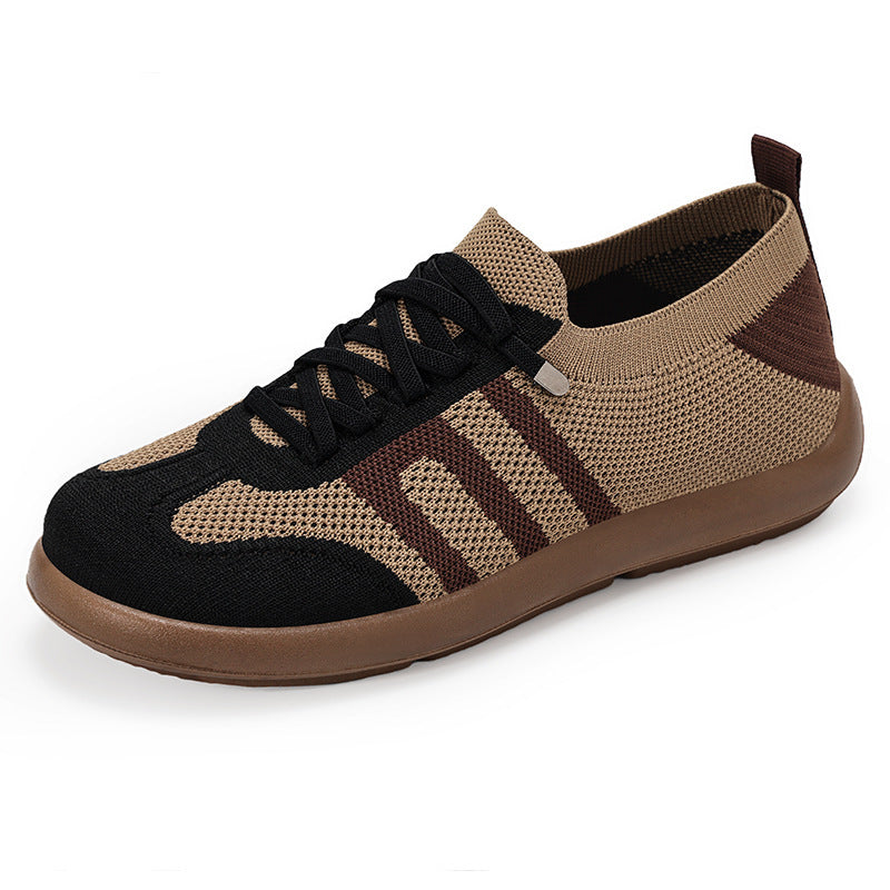 New Fly Woven Mesh Soft Bottom Shoes