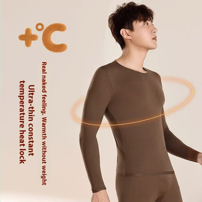 Men's High Elasticity Warm Ultra-thin Pants Set