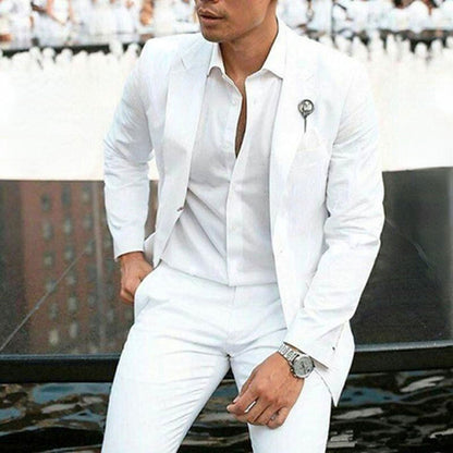 Men's Suit Two-piece Groomsman Clothing