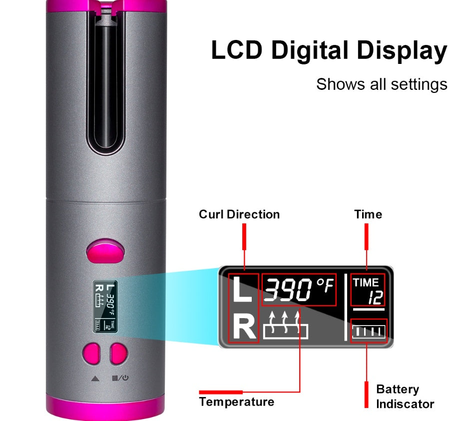 Curling Iron USB Wireless Multifunctional Charging