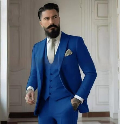 Men's Slim Fit Business Suit Set
