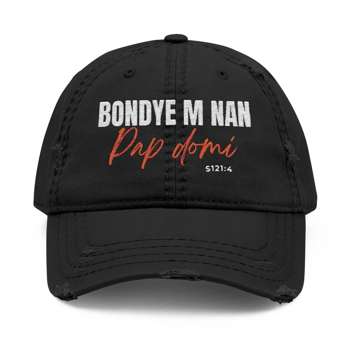 Good Looking Hat "Bondye m nan pap Domi"