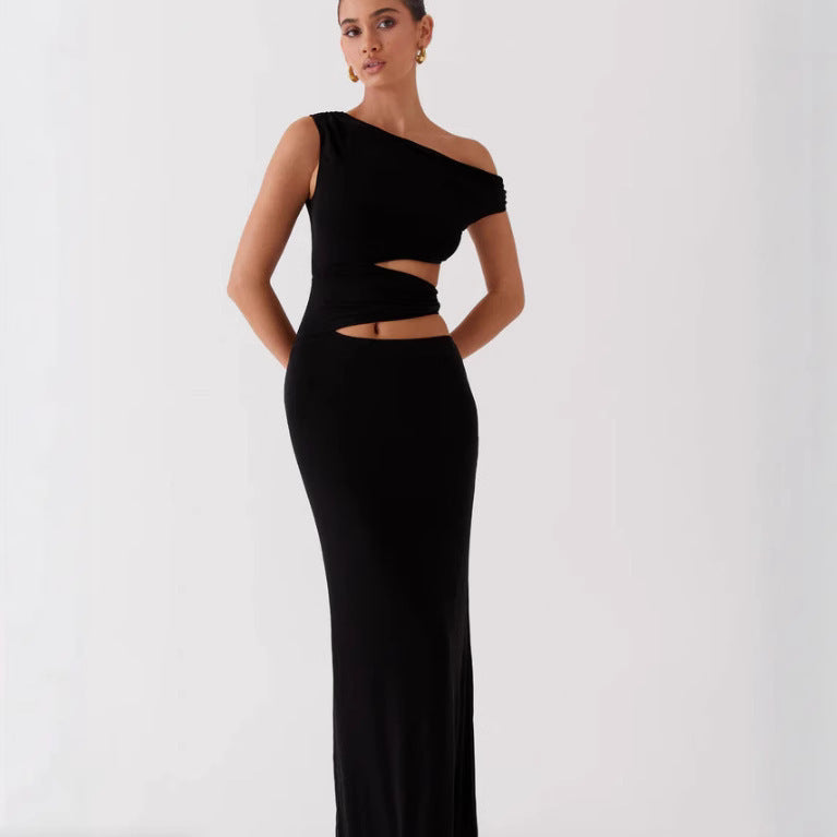 Women's Hollow-out Midriff Sheath Dress