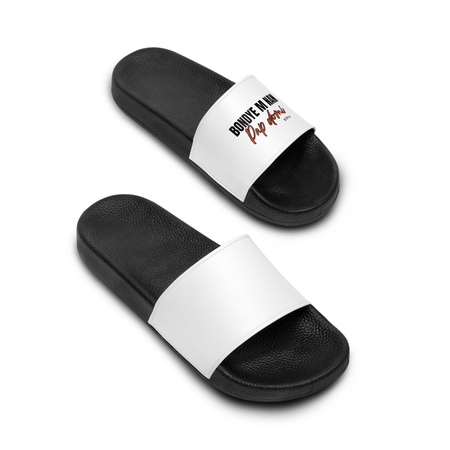 Women's Slide Sandals "Bondye m nan pap Domi"
