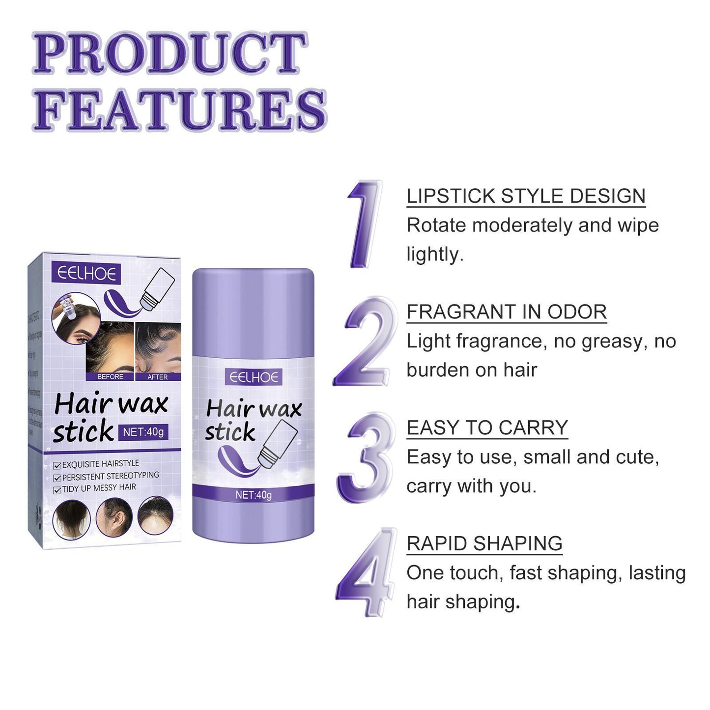 Hair Finishing Broken Hair Styling Cream Haircare