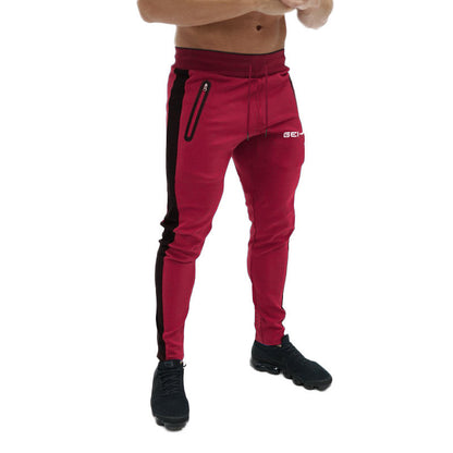 Men's Sports and leisure light board slim fitness pants