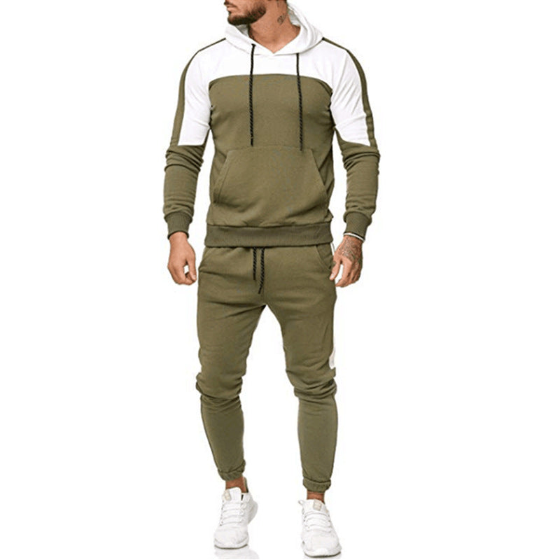 Men's sports and leisure hoodie