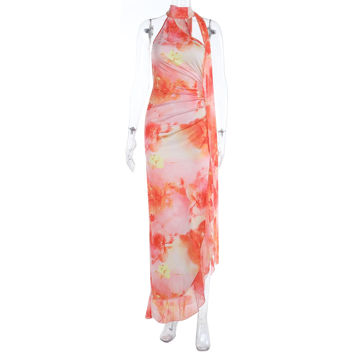 Hot Girl Style Seaside Ribbon Dress