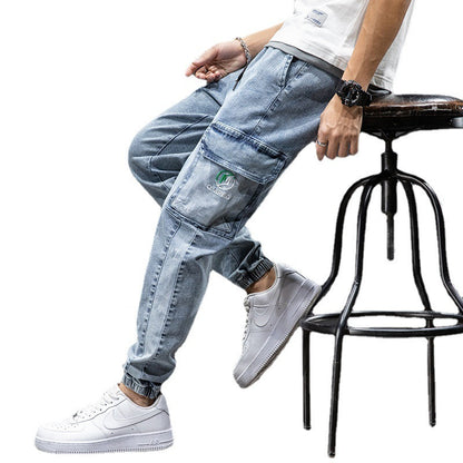 Men's Loose Cargo Jeans