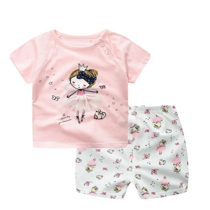 Clothing Baby Girl & Boy Sets Summer T-shirt