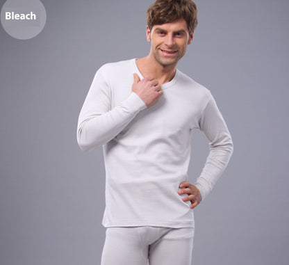 Men's Pure Cotton Thermal Underwear Suit