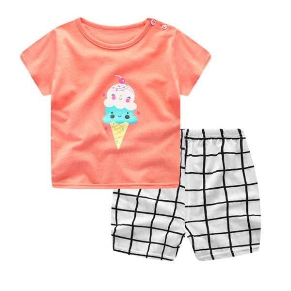 Clothing Baby Girl & Boy Sets Summer T-shirt