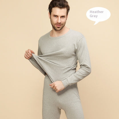 Men's Pure Cotton Thermal Underwear Suit