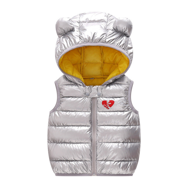 Boys Girls Sleeveless Waistcoat Outerwear Vests