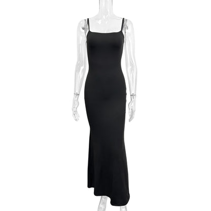 High Waist Skinny Sheath Fishtail Dress