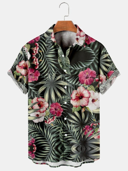 Summer Flower Pattern Seaside Shirt