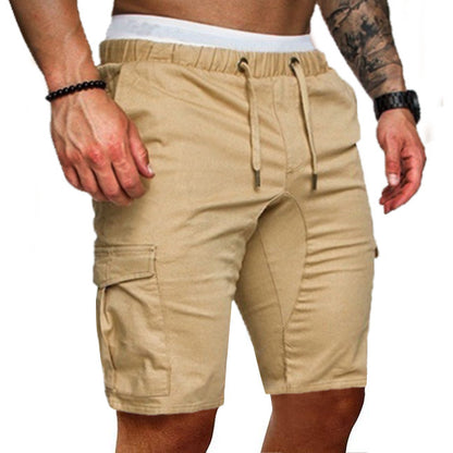 Men's tooling multi-pocket shorts