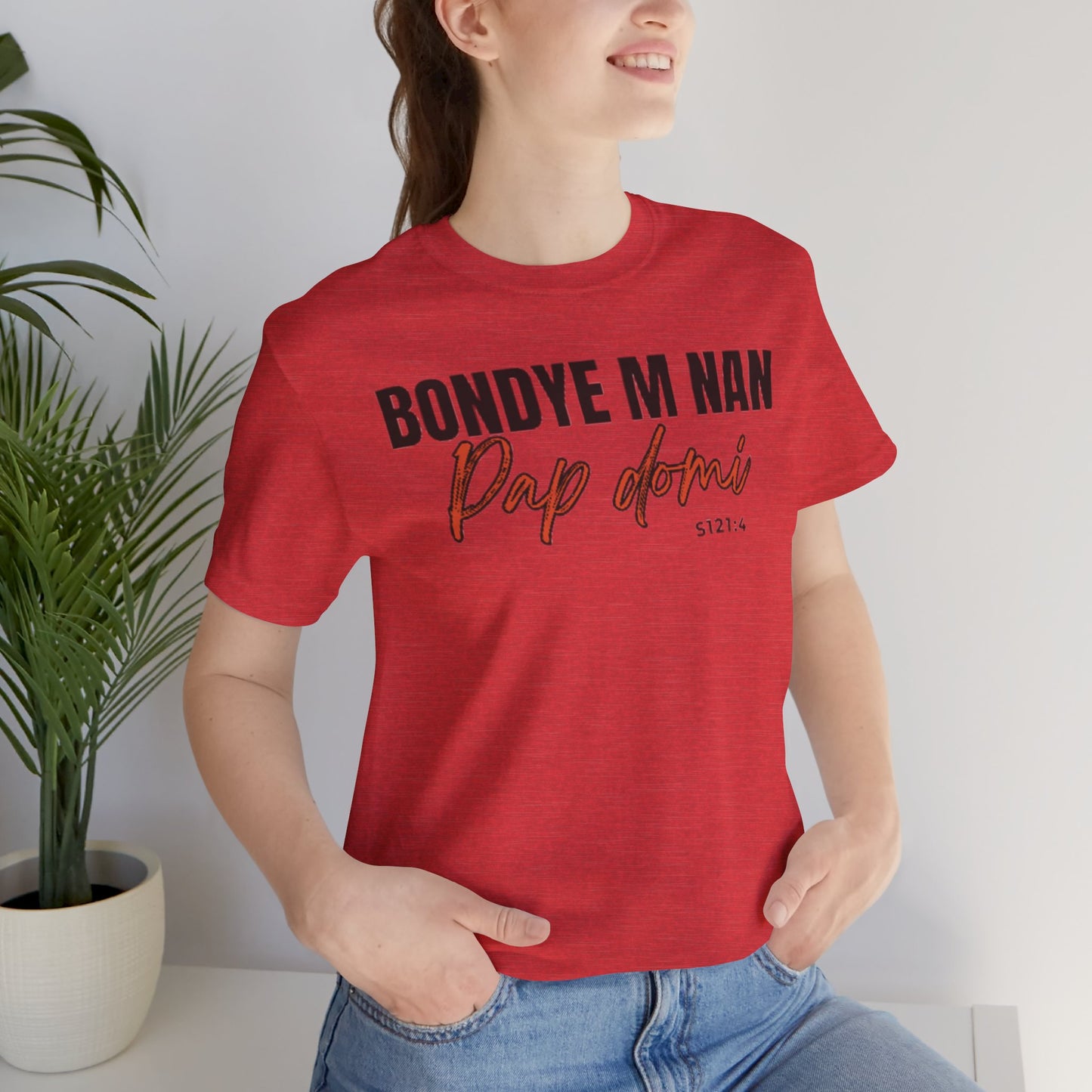 (Black Letters) Faith-Inspired| Bondye M Nan Pap Domi