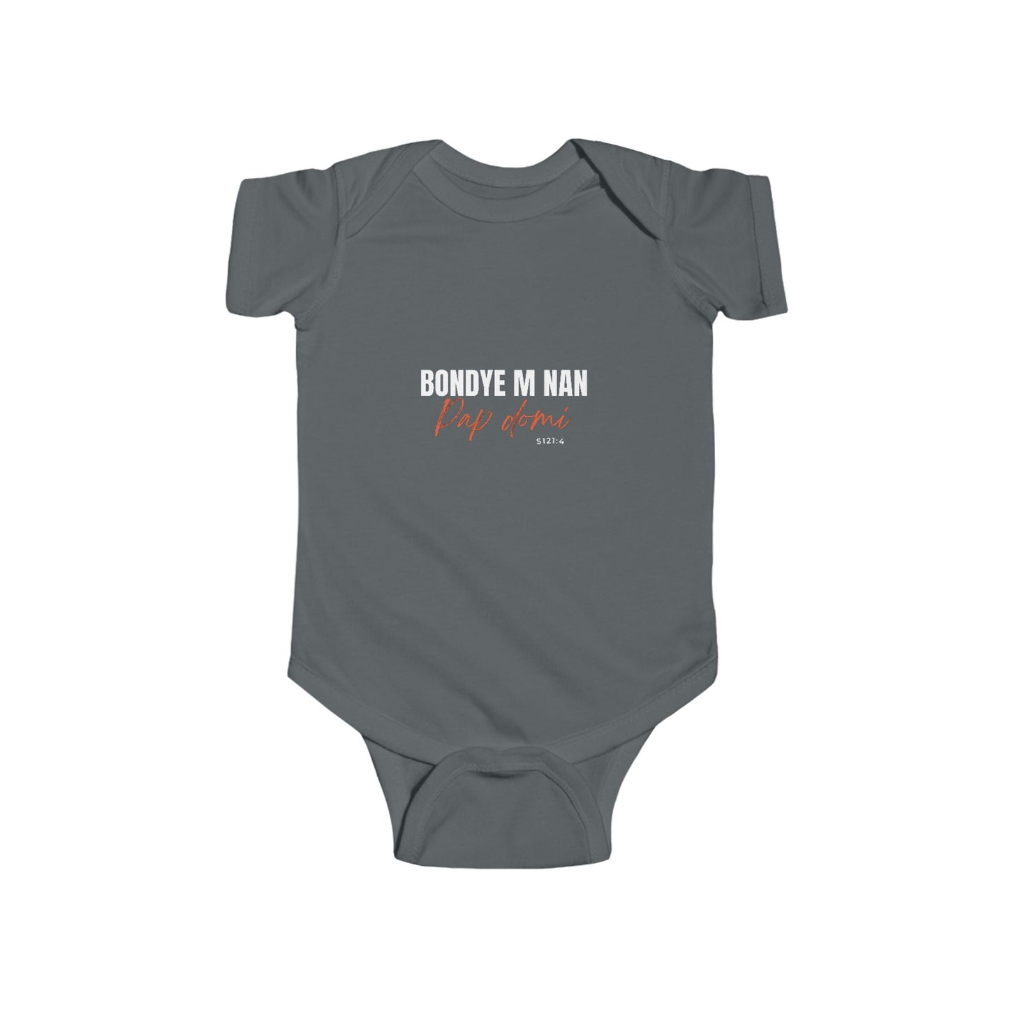 Infant Bodysuit "Bondye m nan pap Domi"