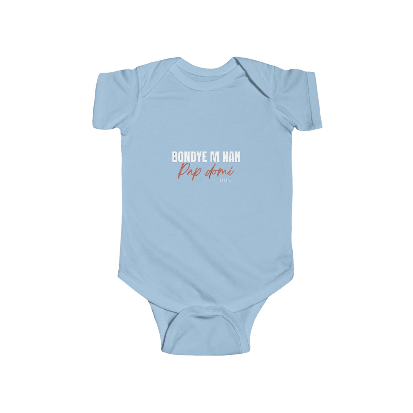 Infant Bodysuit "Bondye m nan pap Domi"