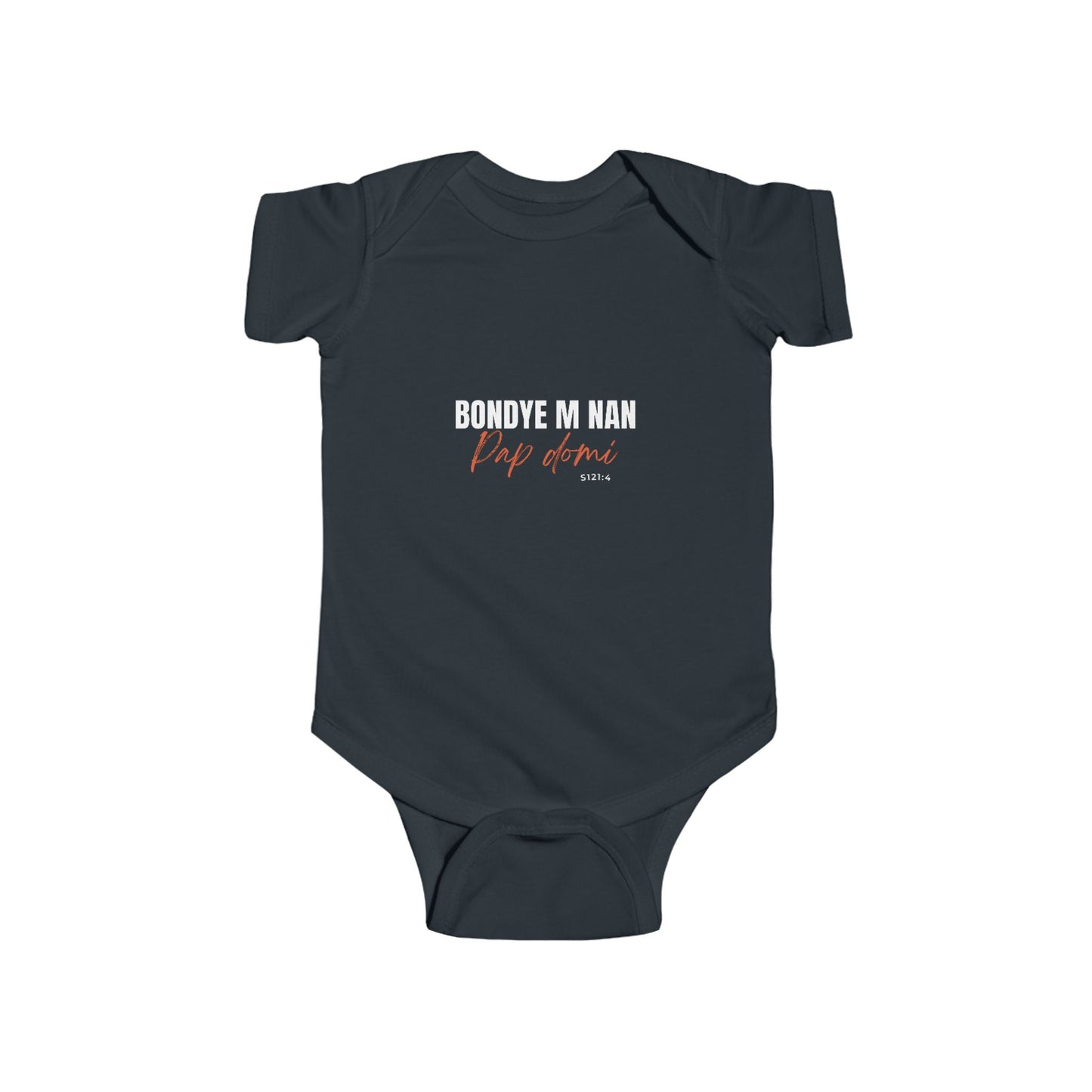 Infant Bodysuit "Bondye m nan pap Domi"