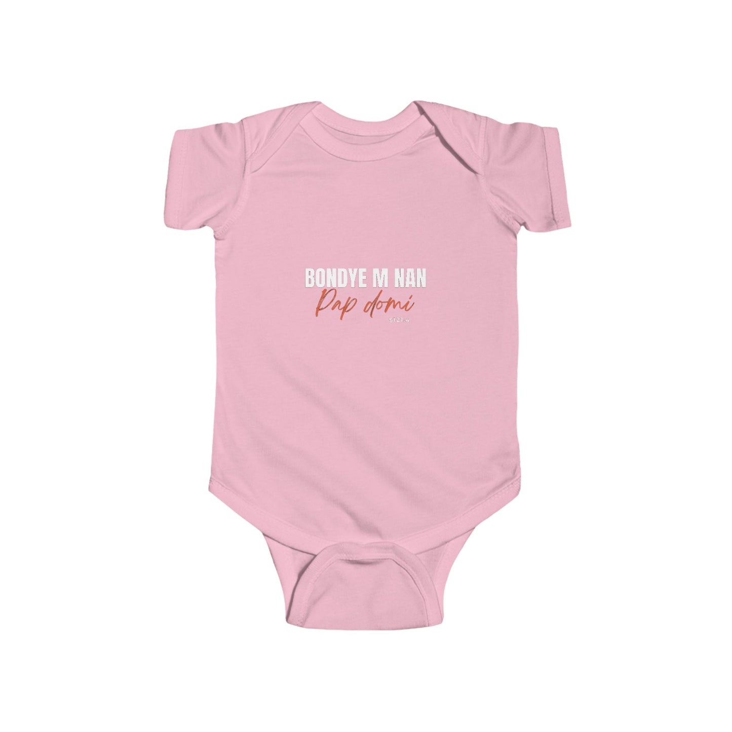 Infant Bodysuit "Bondye m nan pap Domi"