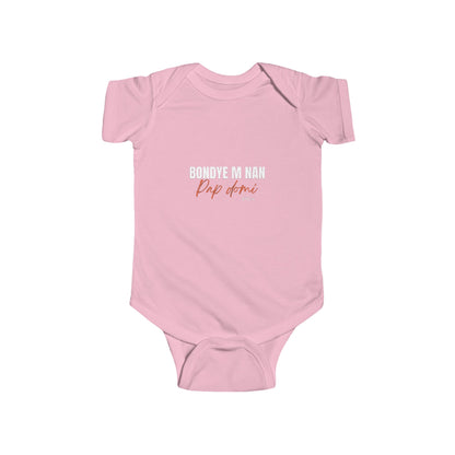 Infant Bodysuit "Bondye m nan pap Domi"